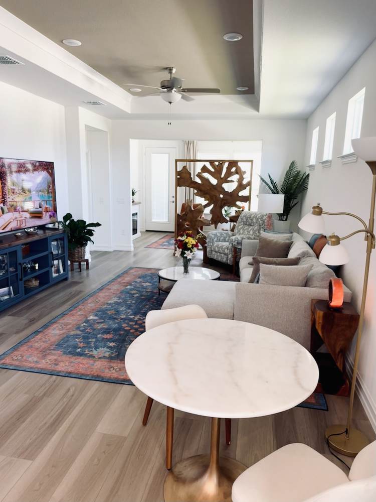 Professionally cleaned living space by Craft Clean